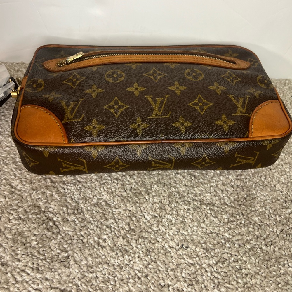 Louis Vuitton Dragonne Monogram Canvas Wristlet Clutch Vintage - Picture 7 of 16